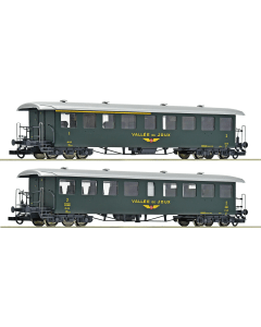 Roco 6200198 H0 2-delige set: Seetalbahn-rijtuigen