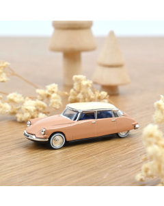 1/87 Citroën DS 19 1959 Ecaille Blonde with white roof Norev 157090