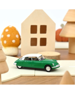 1/58 Citroën DS 19 1958 Green & White roof Norev 310528