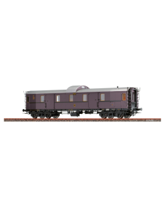 H0 DRG Gepäckwagen Pw4ü, digitaal met binnenverlichting Brawa 45429