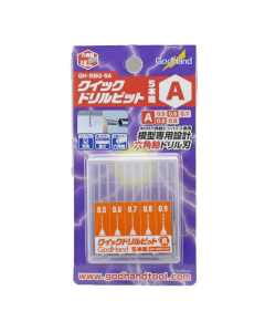 Godhand GH-DBQ-5A Borenset voor Quick Power Pin Vise Godhand GHDBQ5A