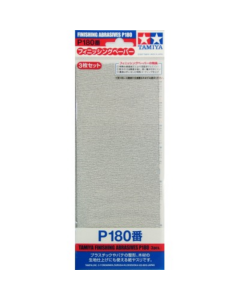 Finishing Abrasive P180 (3 stuks) Tamiya 87092