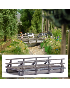 H0 Houten brug Busch 1850