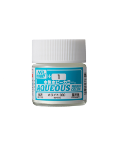 Aqueous White Gloss 10ml (P) (ral 9010) Mr. Hobby H001