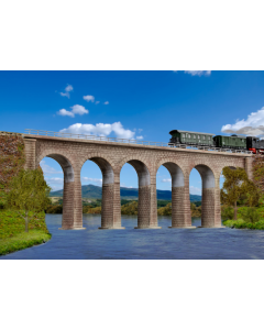 N/Z Enkelsporig stenen boogviaduct Kibri 37663