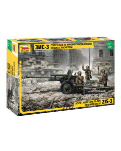 1/35 Soviet ZIS-3 Anti-Tank Gun w/Crew Zvezda 3671