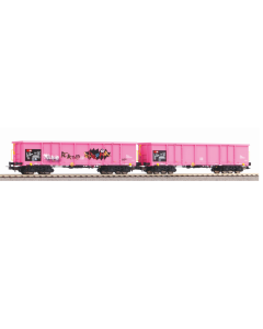 H0 SBB Set Open Goederenwagens type Eaos, 2-delig Piko 58393