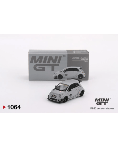 1/64 (Blisterpack) Abarth 595 LB-WORKS x Abas Works Fighters MiniGT 01064BL