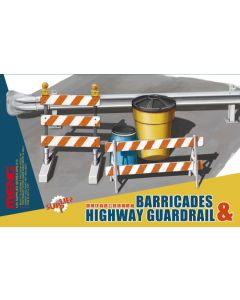 1/35 Barricades & Highway Guardrail Meng SPS013
