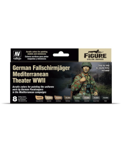 Verfset German paratroupers/Fallschirmjäger Vallejo 70188