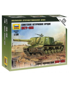 1/100 Soviet ISU-152 Assault Gun, snap fit "Art of Tactic" Zvezda 6207