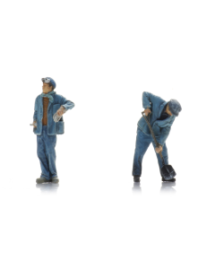 N SNCF Stoompersoneel Bécaud, 2 figuren (ready made) Artitec 5160053