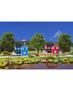 H0 Zweeds huis, rood Kibri 38840