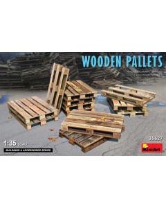 1/35 Wooden pallets, 12 stuks MiniArt 35627