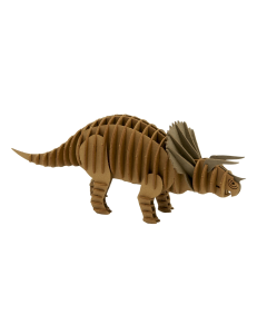 3D-model, triceratops, lasergesneden speciaal bewerkt karton Fridolin 11797