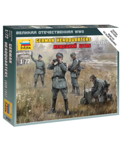 1/72 German Headquarters (1939-1942), snap fit "Art of Tactic" Zvezda 6133