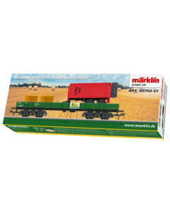 H0 Niederbordwagen 'Landbouw' Marklin 0074001