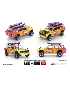 1/64 Datsun Kaido 510 Wagon 4x4 Kaido Islands V1 MiniGT GT210