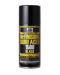 Mr. Finishing Surfacer 1500 Black Spray 170ml Mr. Hobby B526