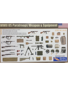 1/35 WWII US Paratroops Weapons & Equipment Gecko Models 35GM0050