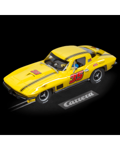 Slot Car Scalextric Carrera Evolution 27615 – Chevrolet Corvette Sting Ray #35 – Neuf