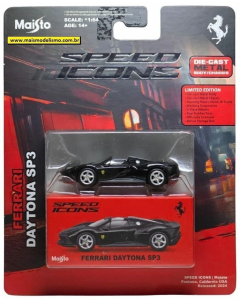 Ferrari DAYTONA SP3 - Speed Icons Zwart Diverse Auto's 15710BK