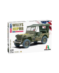 1/24 Willys Jeep MB "80th Anniversary" Italeri 3635