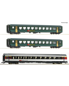 H0 SBB Set 1 Passagiersrijtuigen "Bözberg Interregio", 3-delig Roco 6200022