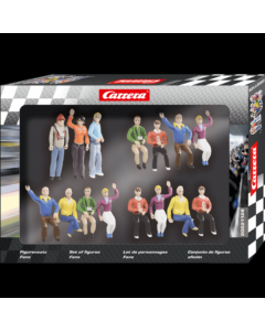 132 Figuren Tribune, 15 stuks Carrera 21128