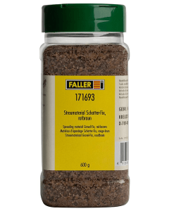 H0 Strooimateriaal Gravel-Fix, roodbruin, 600 g Faller 171693
