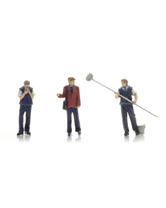 H0 NS Machinisten perron (3x) (ready made) Artitec 5870126