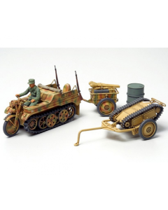 1/48 Kettenkrad w/Cart & Goliath Vehicle Tamiya 32502