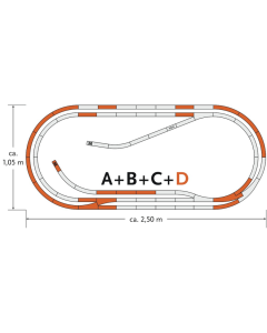 H0 GeoLine Railset D Roco 61103