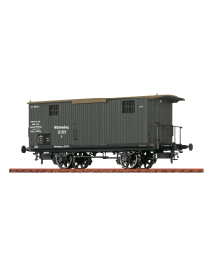 H0 K.W.St.E Gesloten goederenwagen G (Sluitwagen) Würtemberg 25 323, tijdperk I Brawa 47734