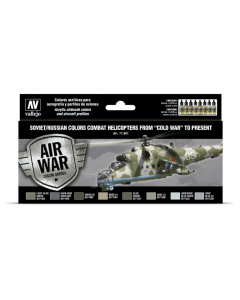 Soviet/Russian Colors Combat Helicopter Set Vallejo 71601
