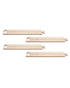 H0 Car System: Laser-Street wegelement recht  212,5mm, 4 stuks Faller 161911