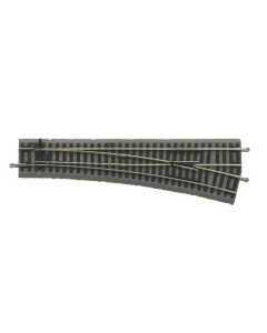 H0 Wissel Rechts WR, rails met bedding Piko 55421