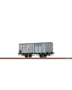 H0 K.Sächs.Sts.E.B. Gesloten Goederenwagen type Gm 10, tijdperk  I Brawa 49883