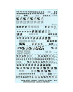 1/72 Decals Swastika's (hakenkruizen), German Bombers and Assault Tauro 72575