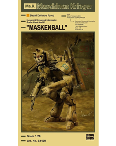 1/20 Maschinen Krieger Strahl Defence Force, H.U.I. Grosser Hund Ausf.M "Maskenball" Hasegawa 64129