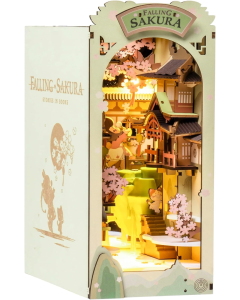 Rolife DIY Book Nook Falling Sakura Robotime TGB05