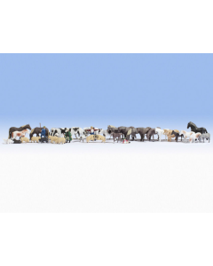 H0 Mega Set "Dieren", 36 Figuren Noch 16049