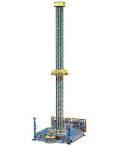 H0 Kermisattractie Vrije val, gemotoriseerd Faller 140325