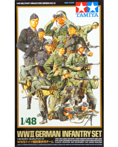 1/48 German Infantry, 15 figuren Tamiya 32512