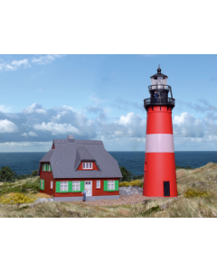 H0 Hörnum Sylt vuurtoren met bijgebouw Kibri 39166