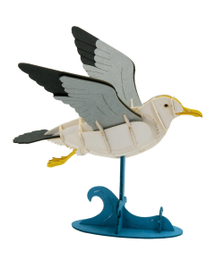 3D-model, meeuw, lasergesneden speciaal bewerkt karton Fridolin 11763