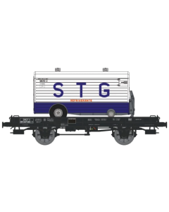 REE Modeles WB068 OUTLET - H0 SNCF UFR Goederenwagen met Koelaanhanger 'STG'