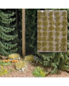 H0 Plukjes gras met stenen, herfst Busch 3554