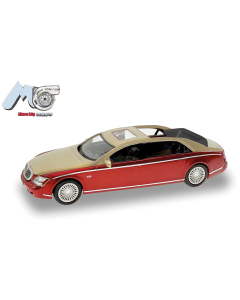 H0 Maybach 62S, rood/goud Micro City 87 000034