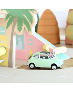 1/43 Fiat 500 F 1965 Light Green Jet-car Norev 771201